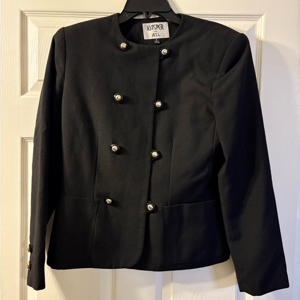 Kasper Women's Elegant Black Blazer